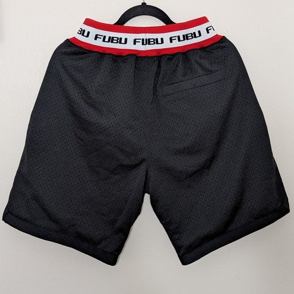 Mitchell & Ness X FUBU Basketball Jersey Script Shorts - Picture 2 of 7